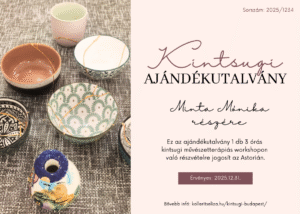 Ajándékutalvány kintsugi workshop